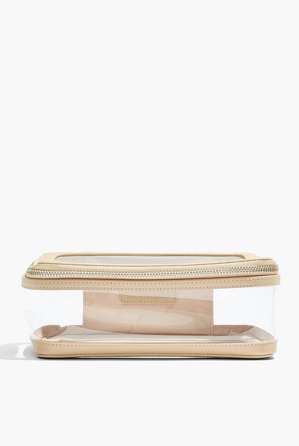 Clear Zip Around Cosmetic Bag