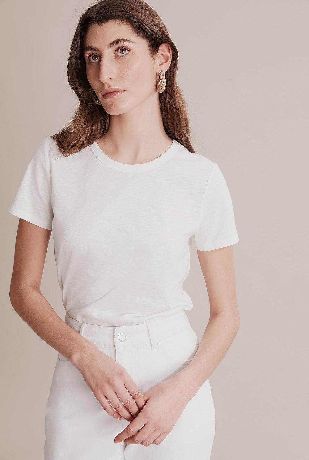 Cotton Slub Short Sleeve T-Shirt