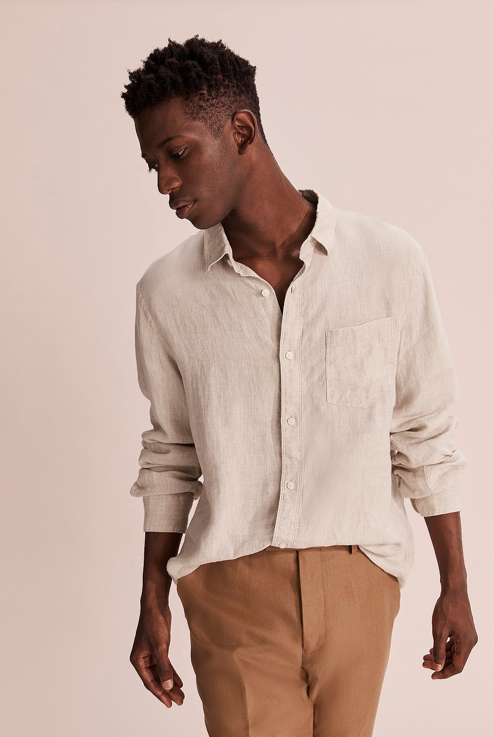 Regular Fit Linen Shirt