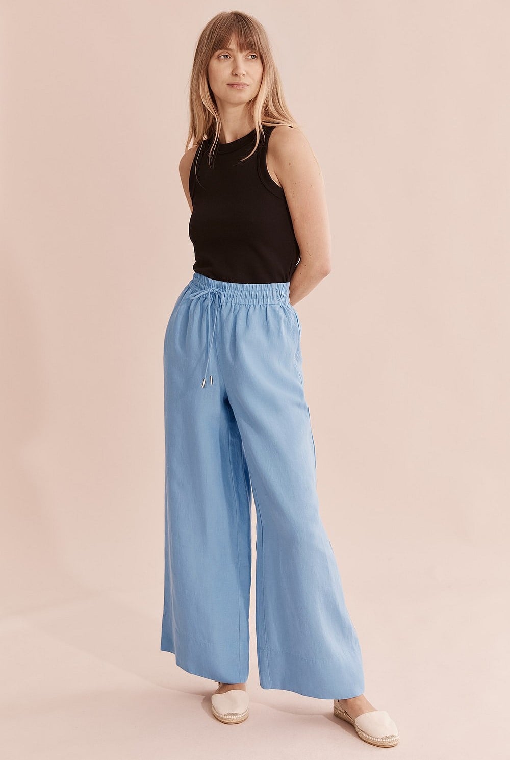 Linen Palazzo Pant