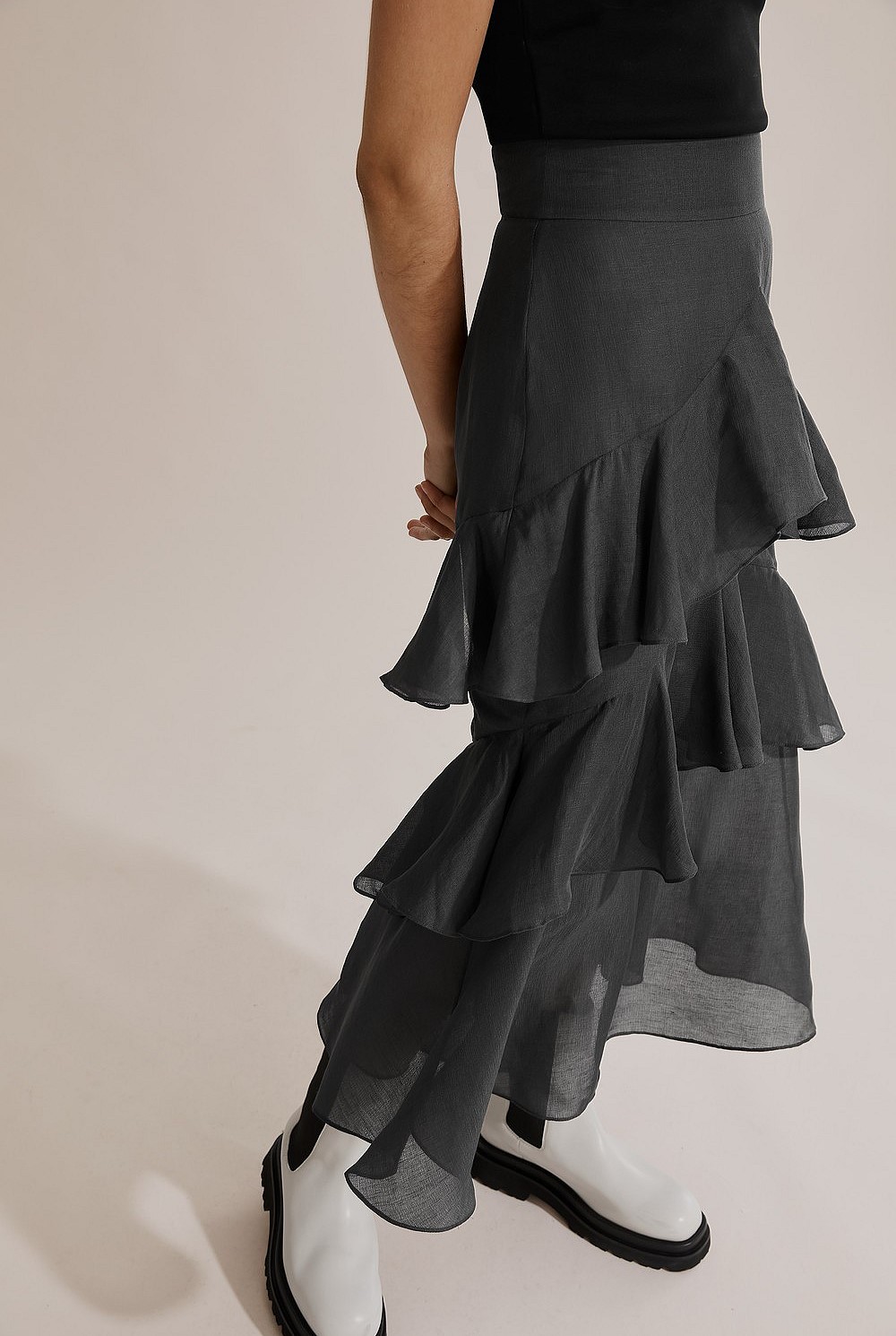 Ruffle Detail Skirt