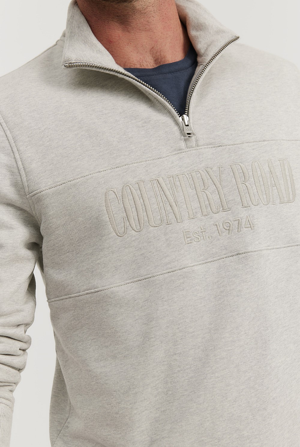 Australian Cotton Half Zip Heritage Sweat