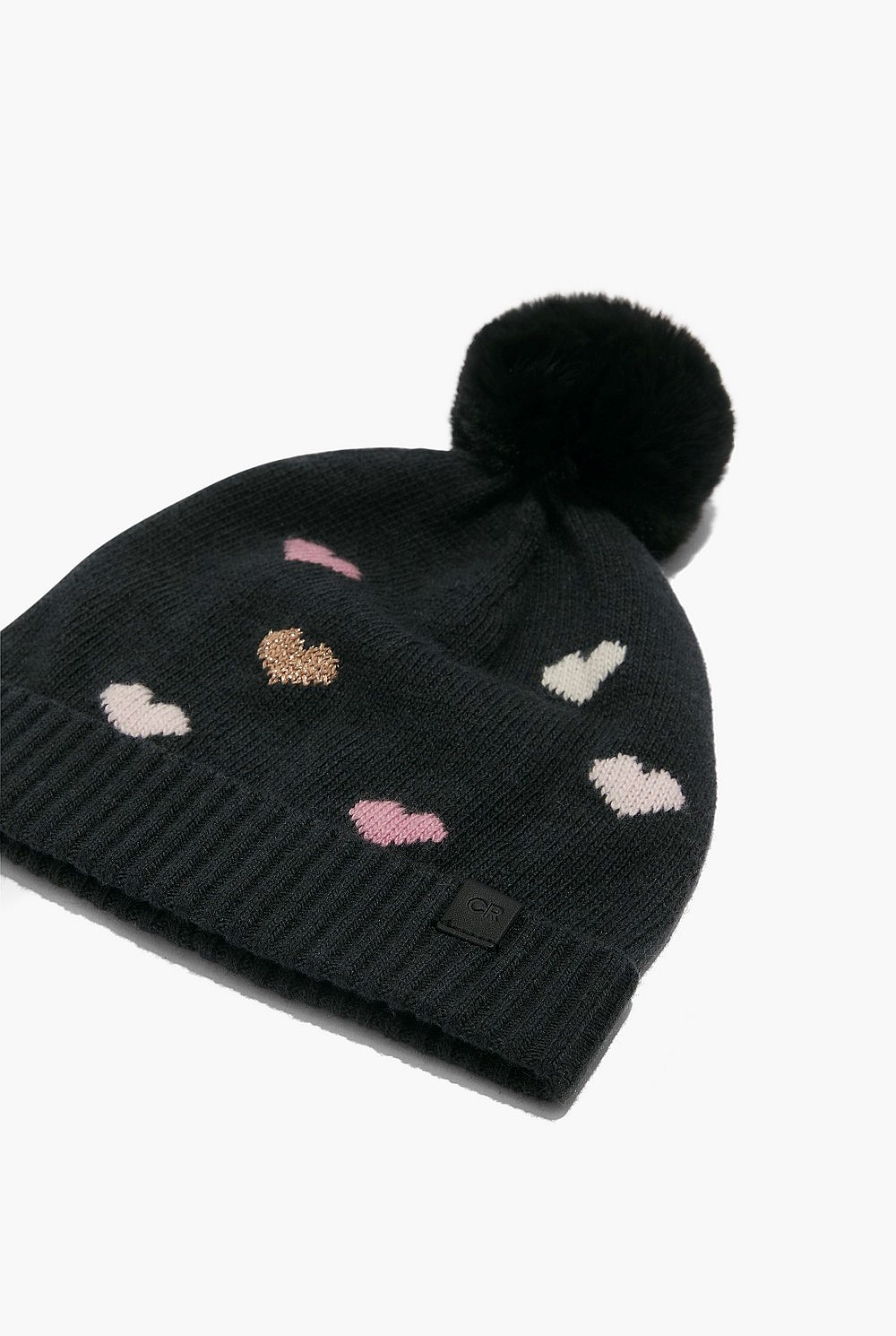 Heart Knit Beanie