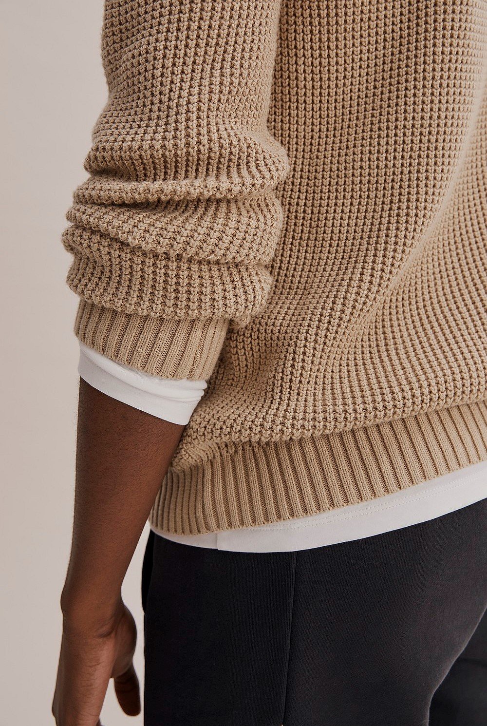 Teen Waffle Knit