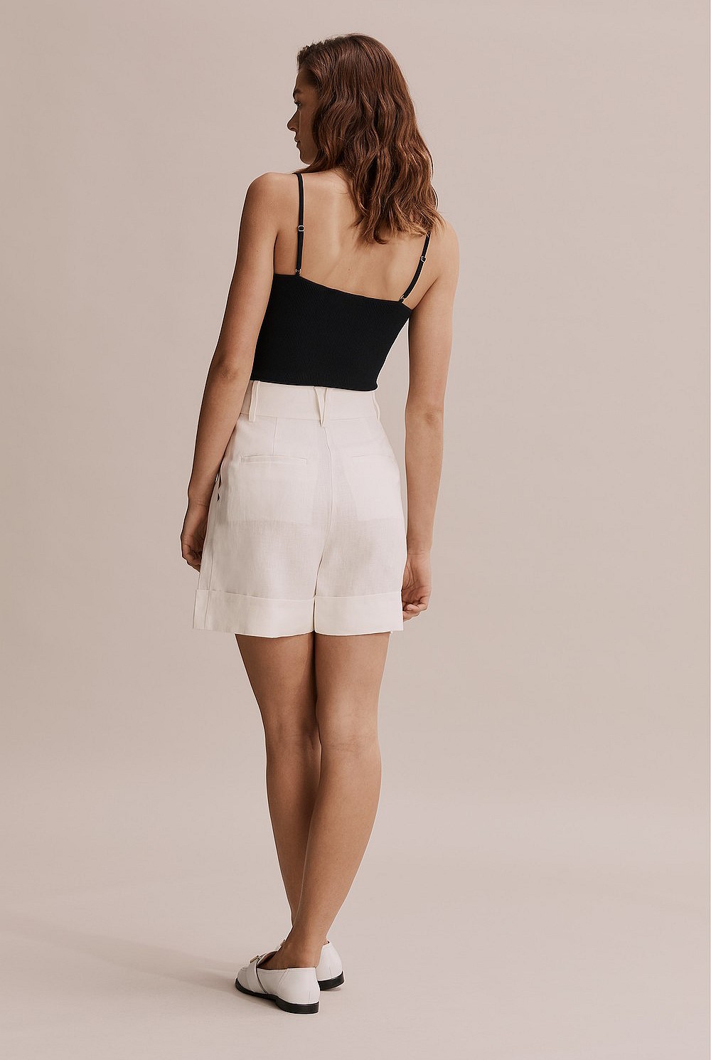 Pleat Detail Short