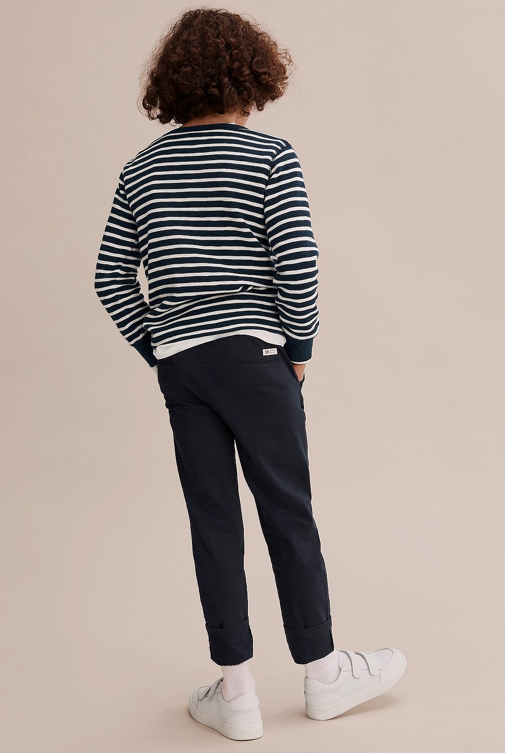 Cotton Slub Texture Crew T-Shirt