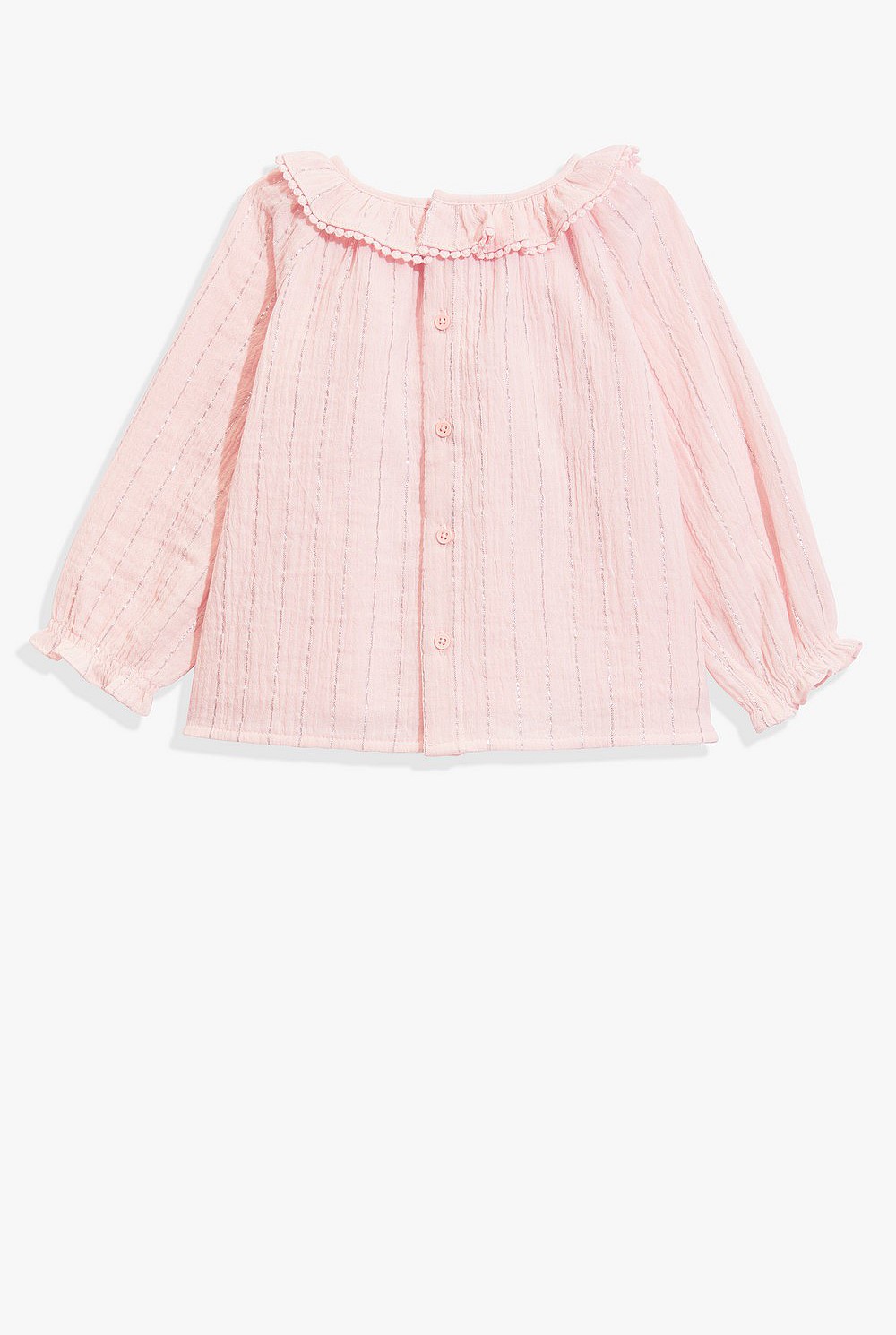 Stripe Long Sleeve Smock Shirt