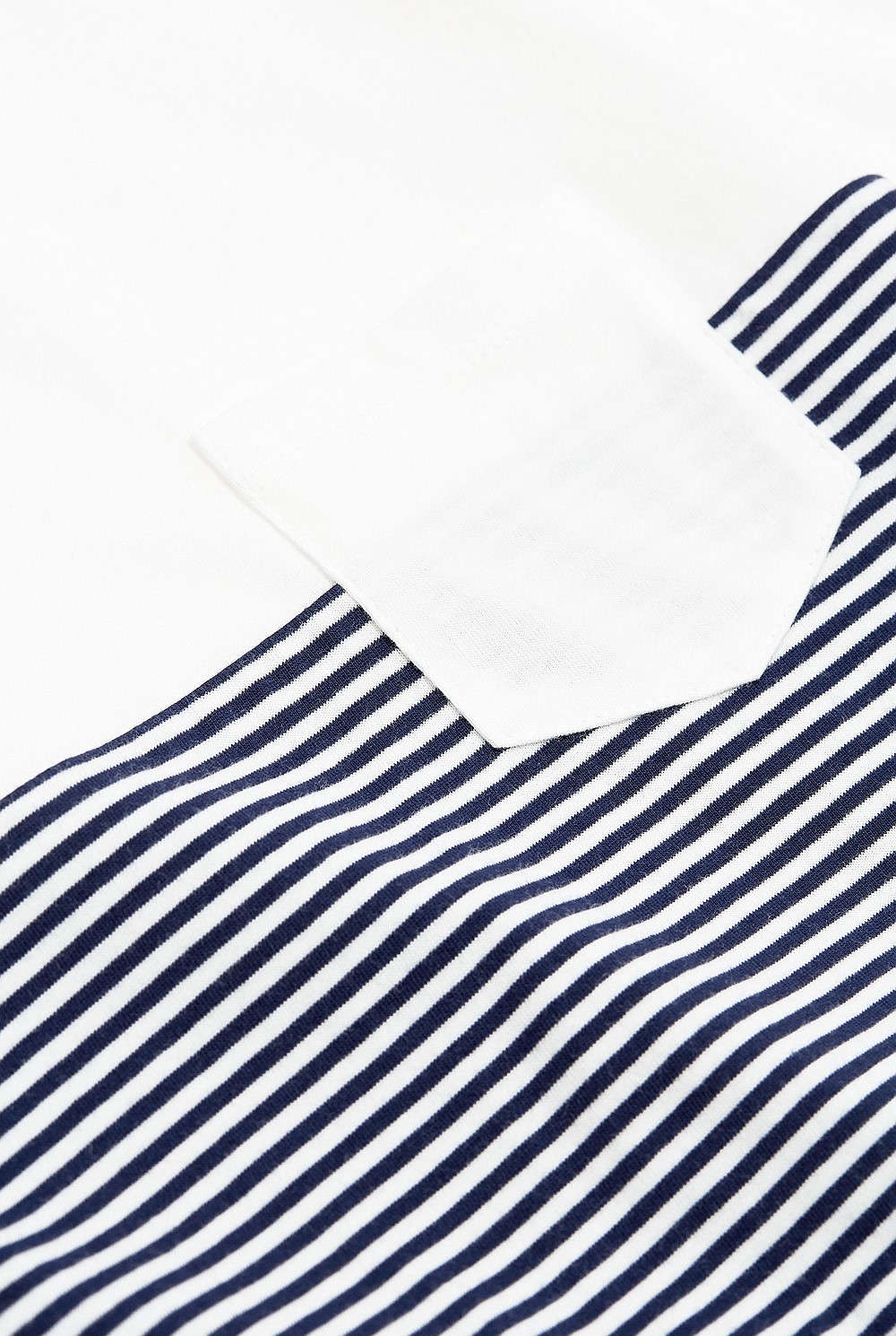 Cotton Block Stripe T-Shirt