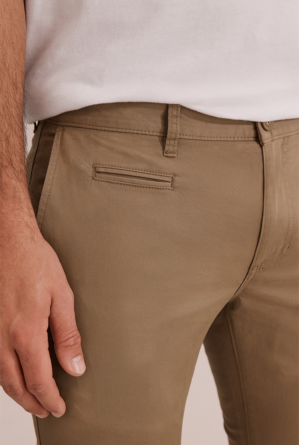 Verified Australian Cotton Slim Fit Stretch Chino