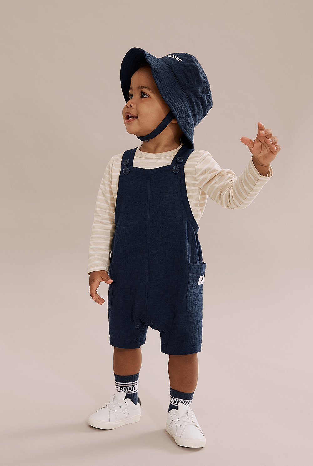 Unisex Textured Overall