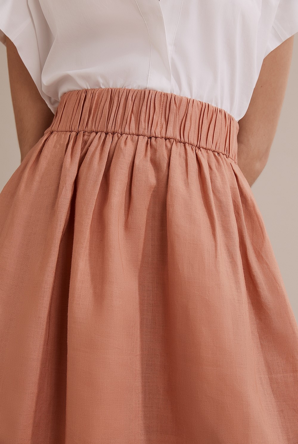 Waistband Detail Skirt