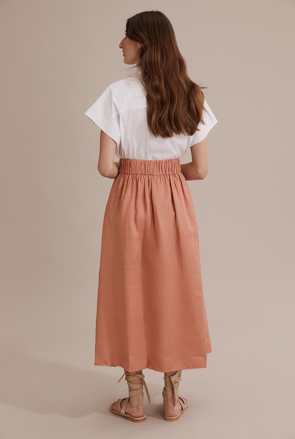Waistband Detail Skirt