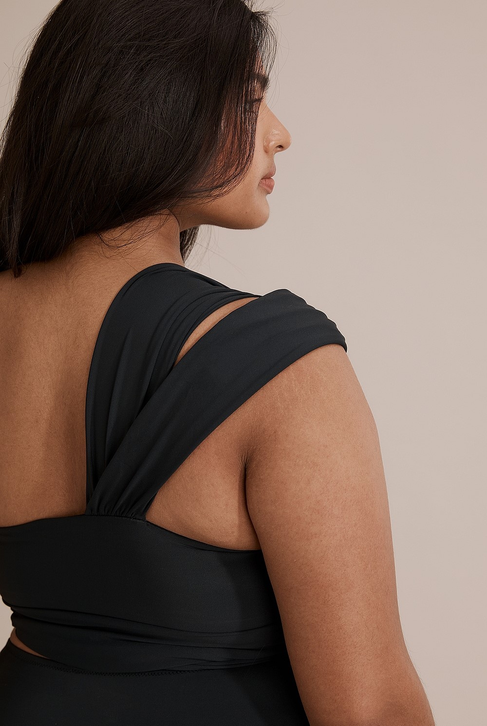 Nylon Swim Tie Side Top