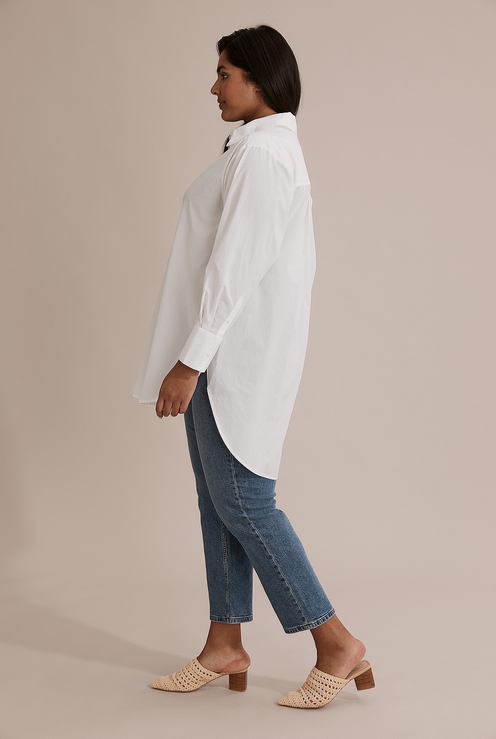 Poplin Longline Shirt