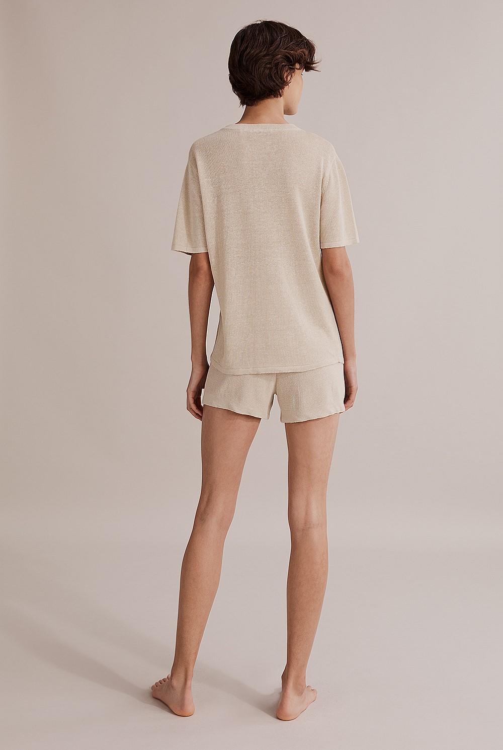 Linen Knit T-Shirt