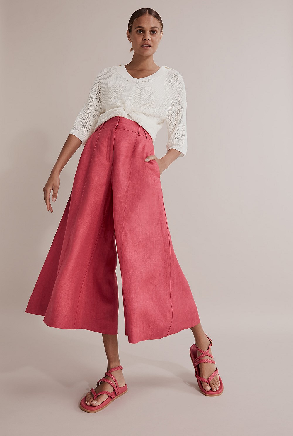 Linen Culotte