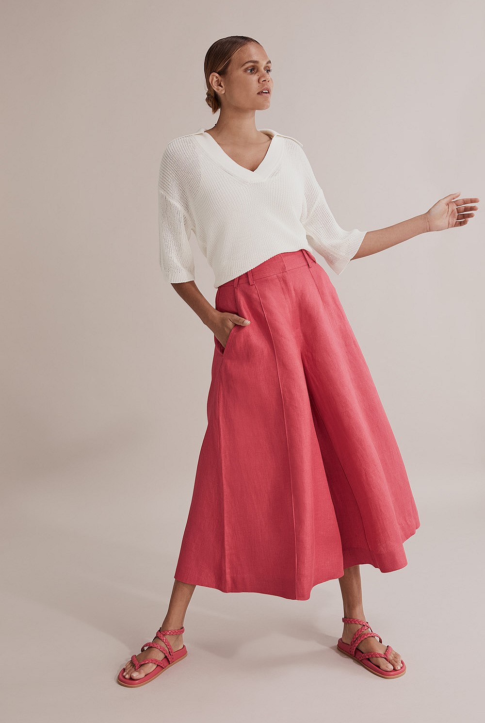 Linen Culotte