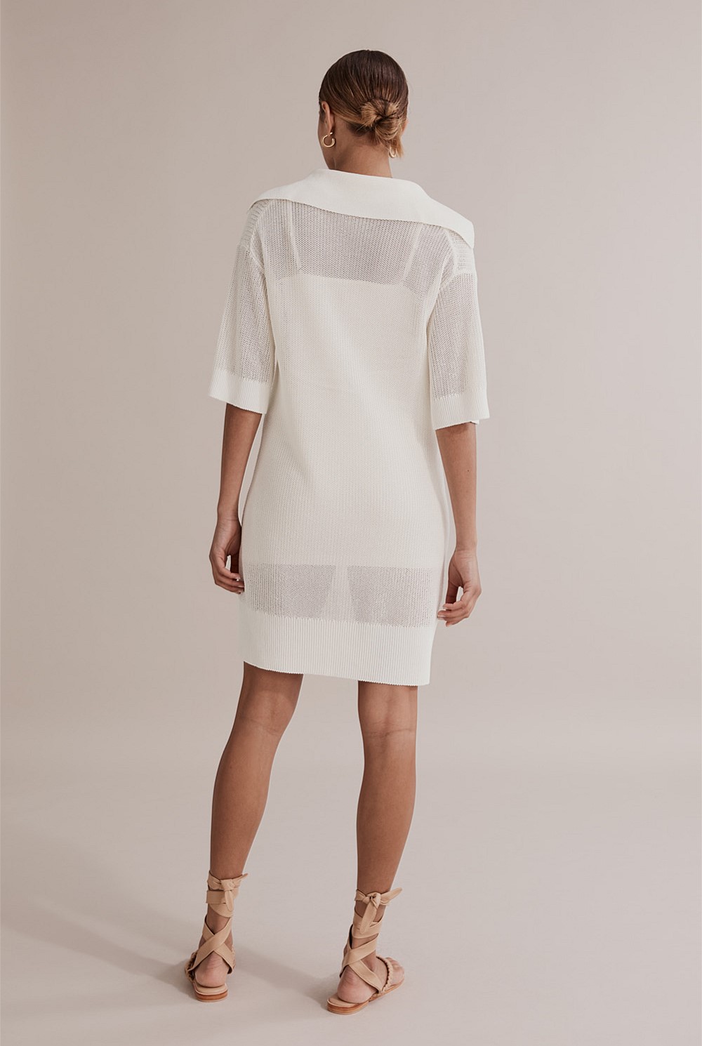 Mesh Knit Dress