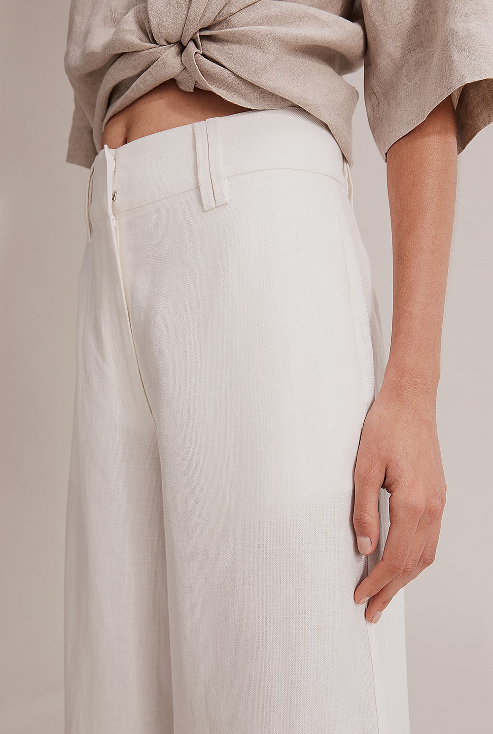 Linen Wide Leg Pant