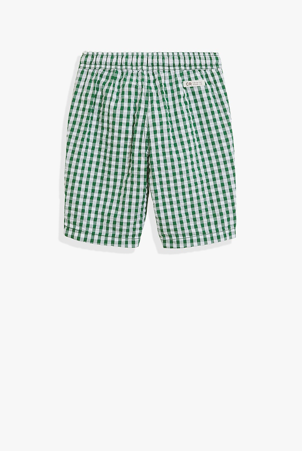 Cotton Blend Gingham Short