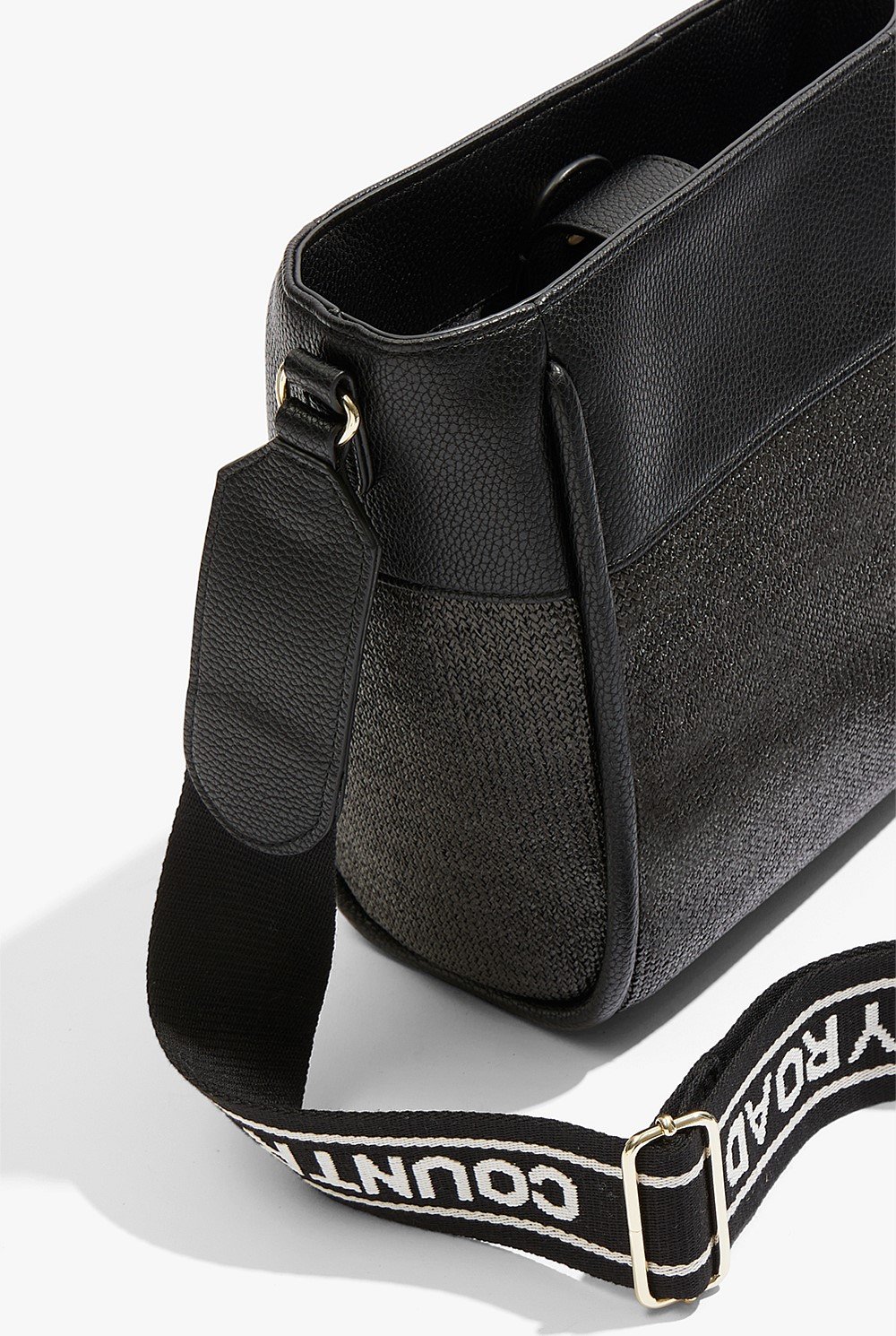 Woven Detail Sling Bag