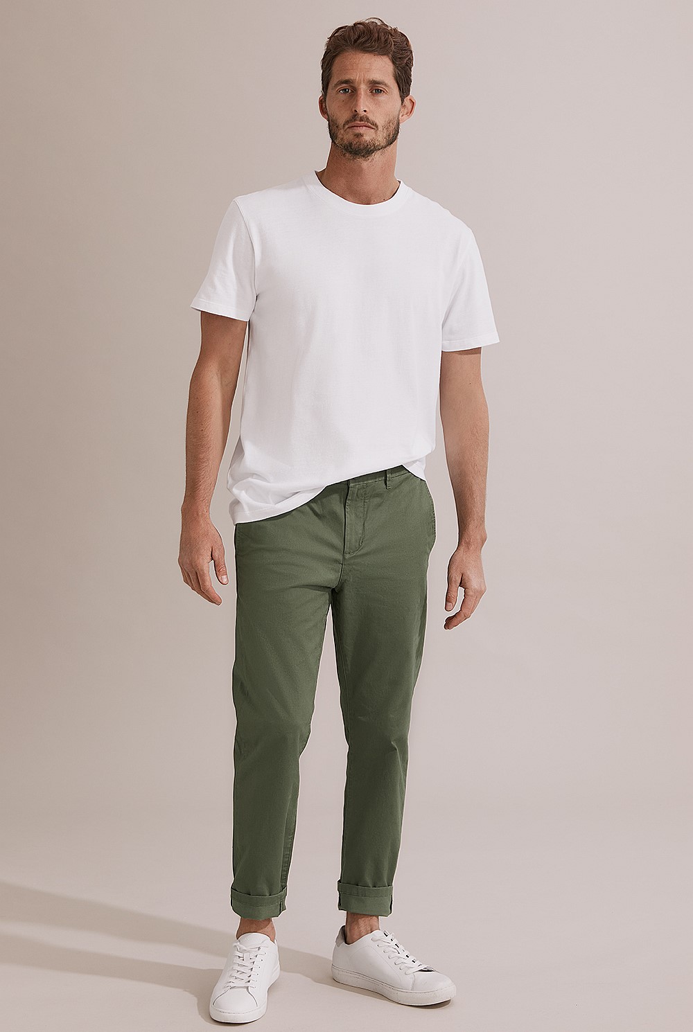 Australian Cotton Tapered Fit Stretch Chino