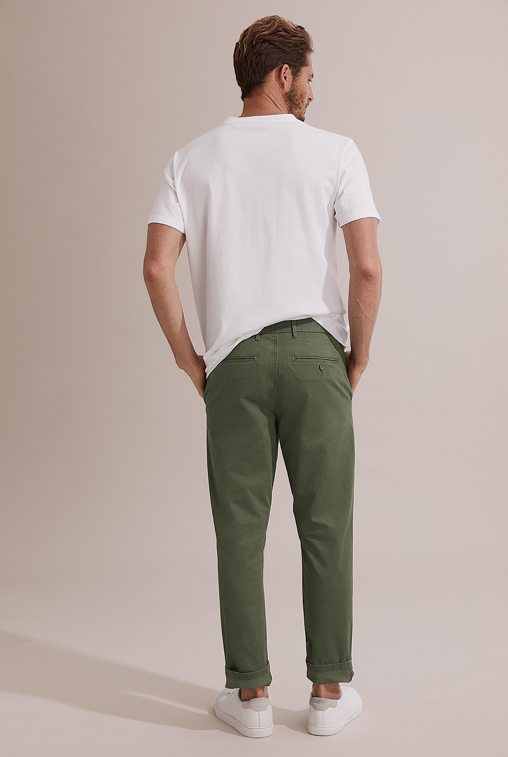 Australian Cotton Tapered Fit Stretch Chino