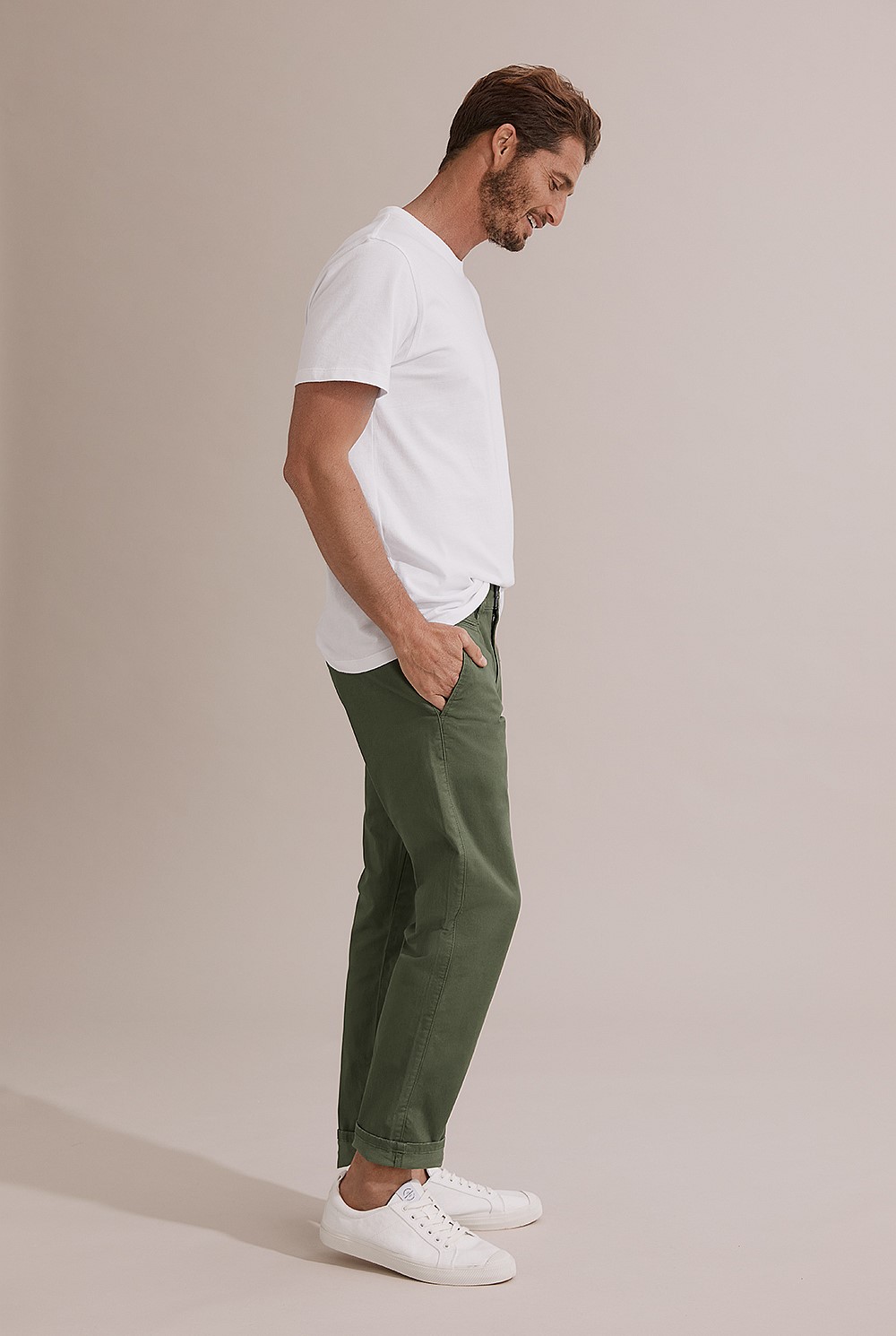 Australian Cotton Standard Fit Stretch Chino