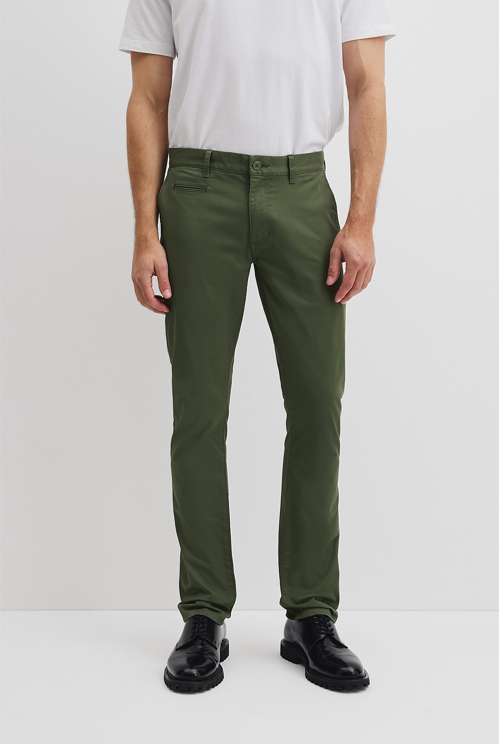 Australian Cotton Slim Fit Stretch Chino