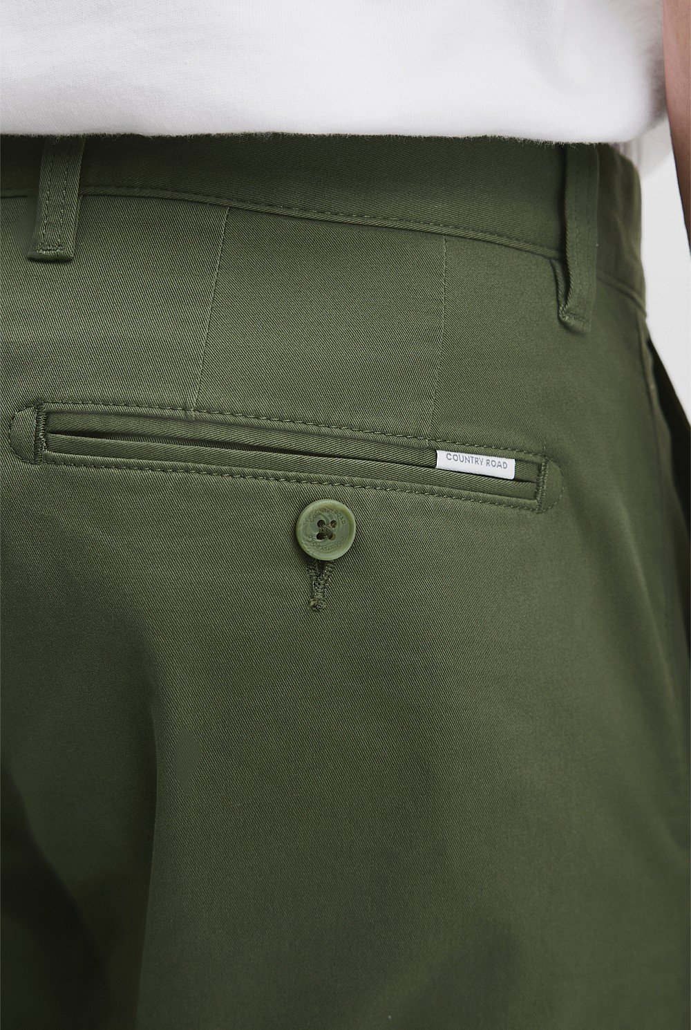 Australian Cotton Slim Fit Stretch Chino