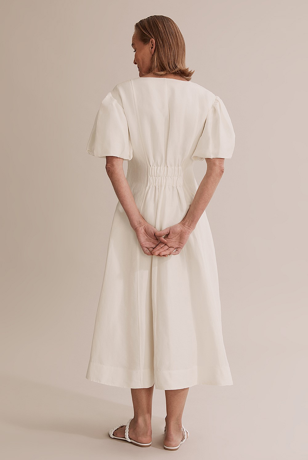 Cinched Midi Dress