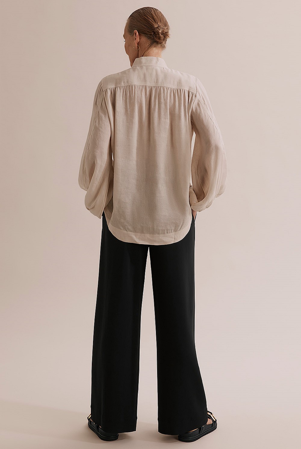 Bib Detail Blouse