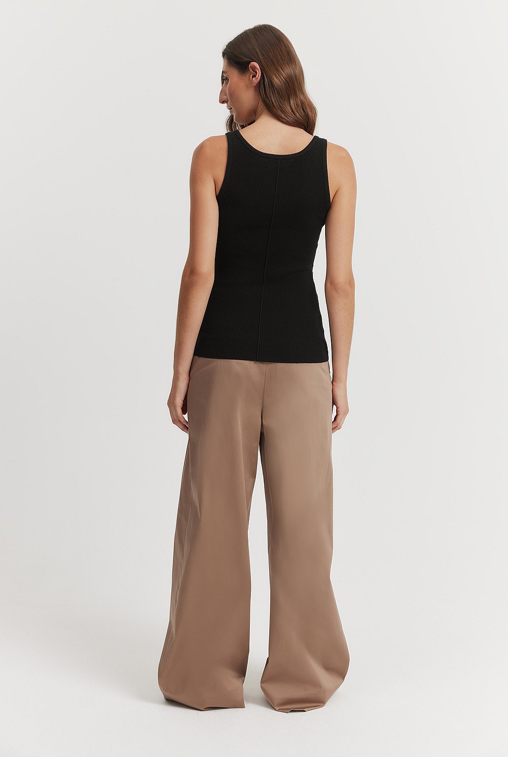 Merino Wool Silk Tank