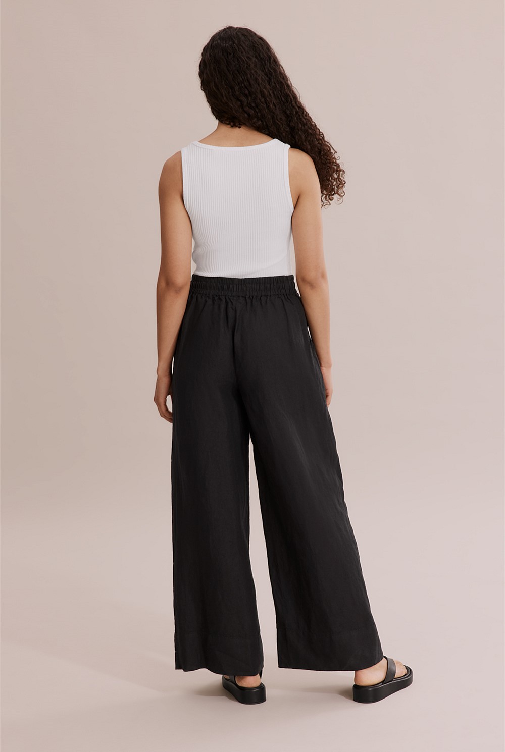 Linen Palazzo Pant