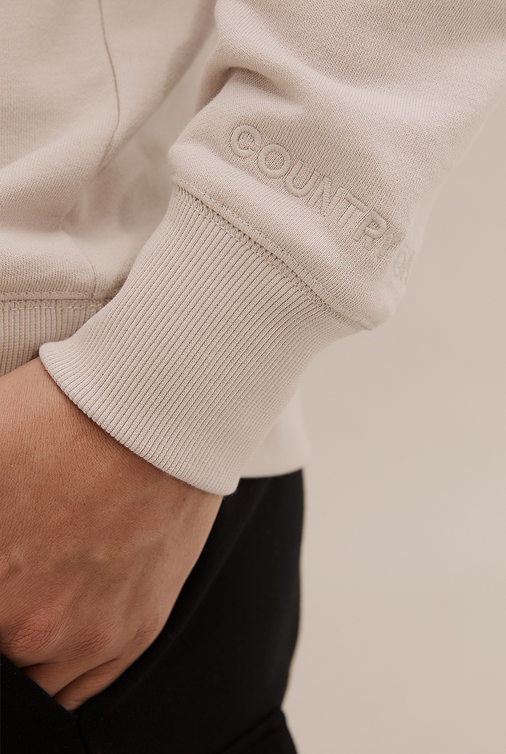 Towards Circularity - Recycled Cotton Large Collar Sweat