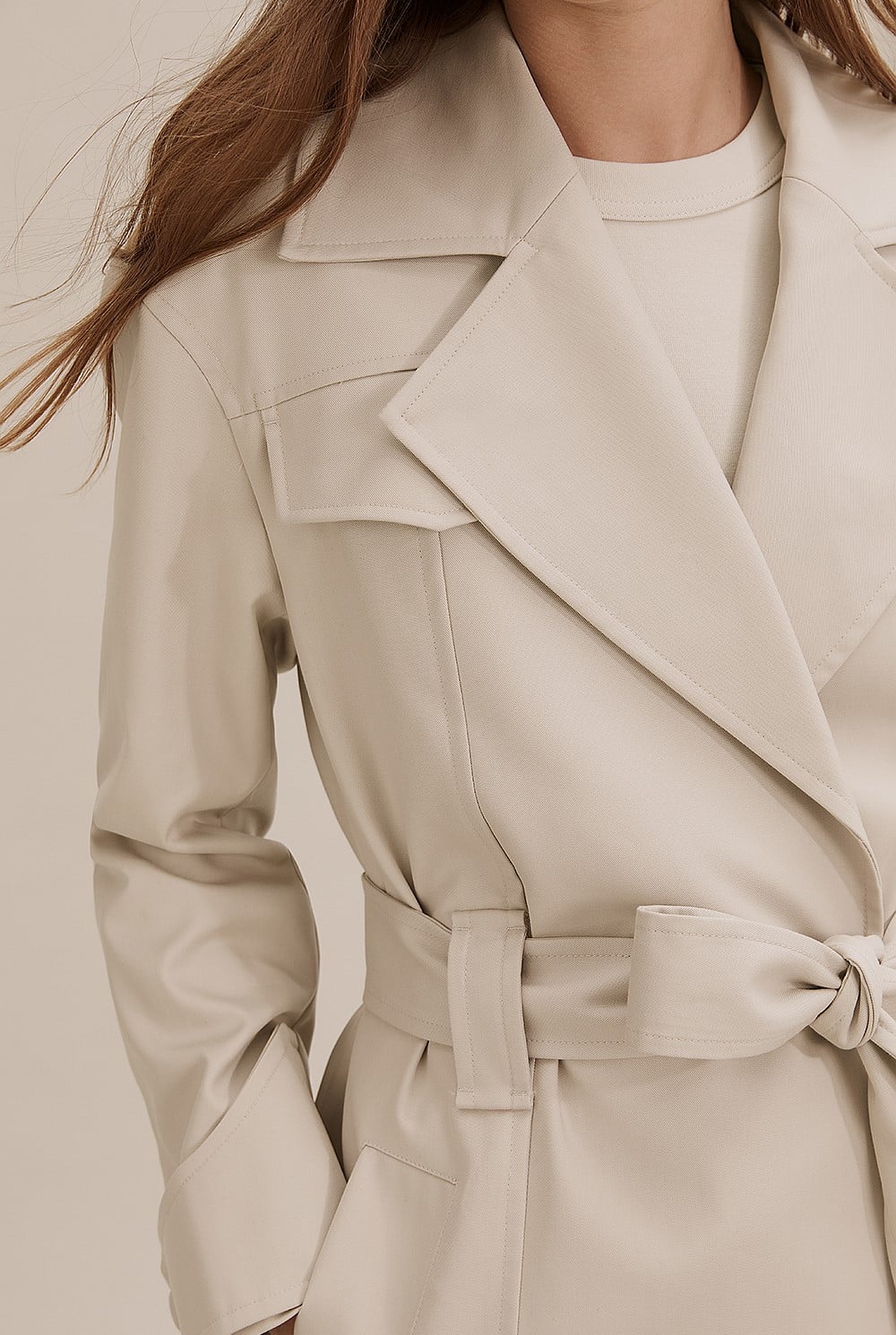 Seam Detail Trench Coat