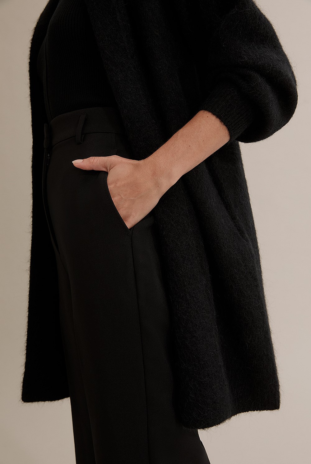 Longline Fluffy Cardigan