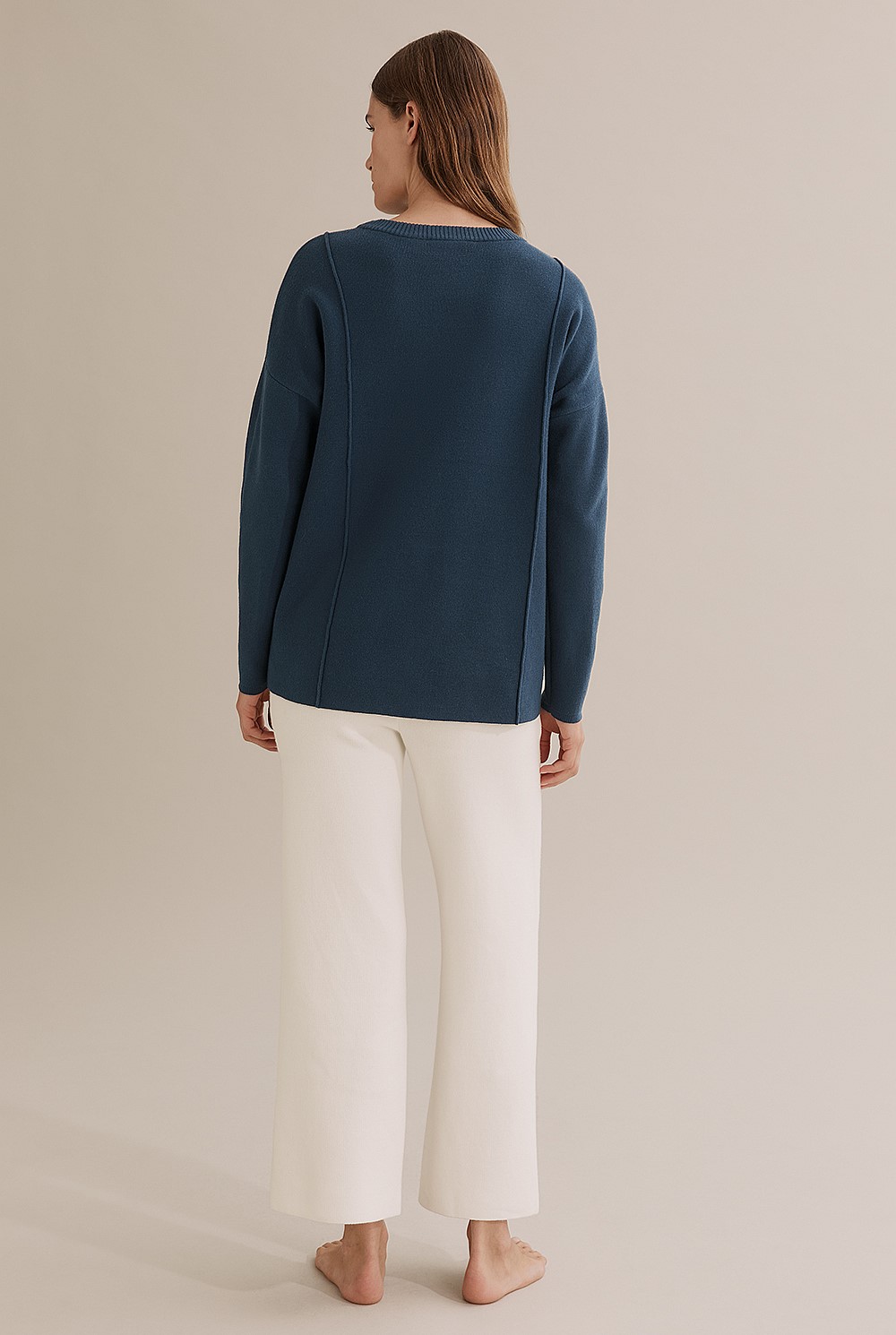 Panelled Detail Knit