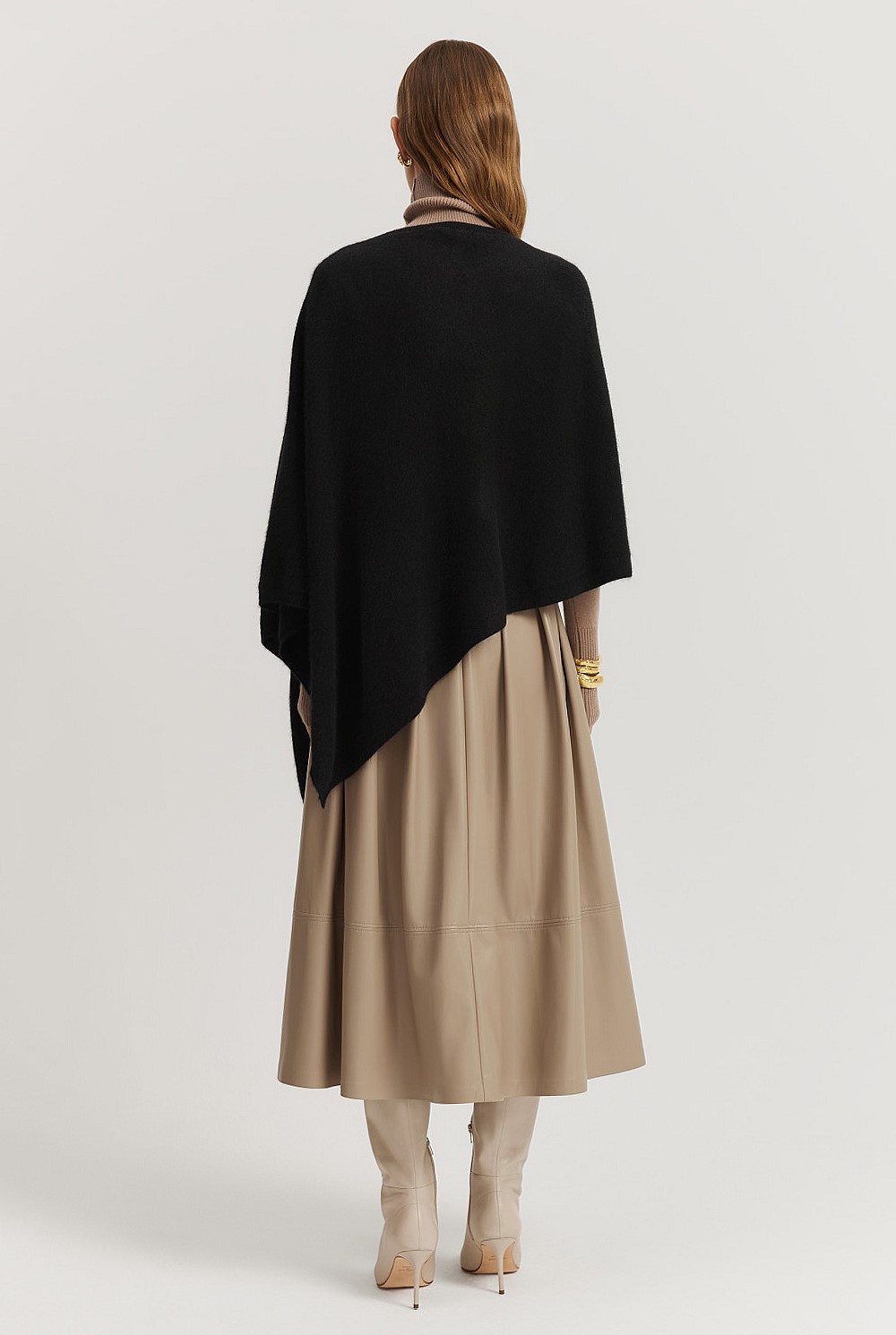 Brushed GCS-certified Cashmere Wrap