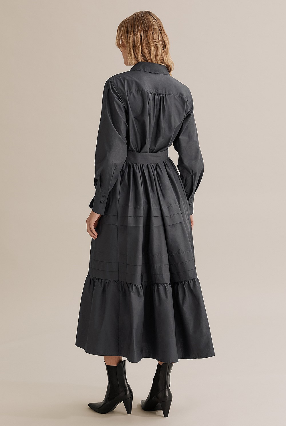 Panelled Shirt Dress