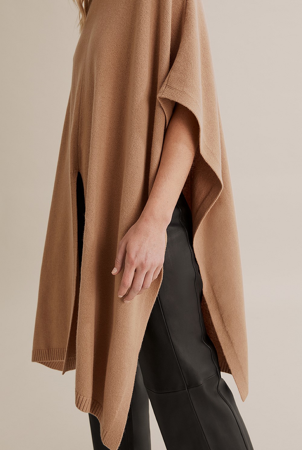 High Neck Poncho