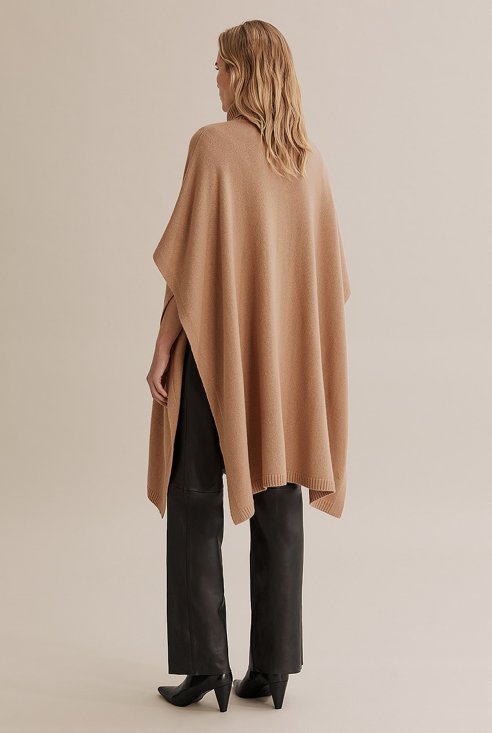 High Neck Poncho