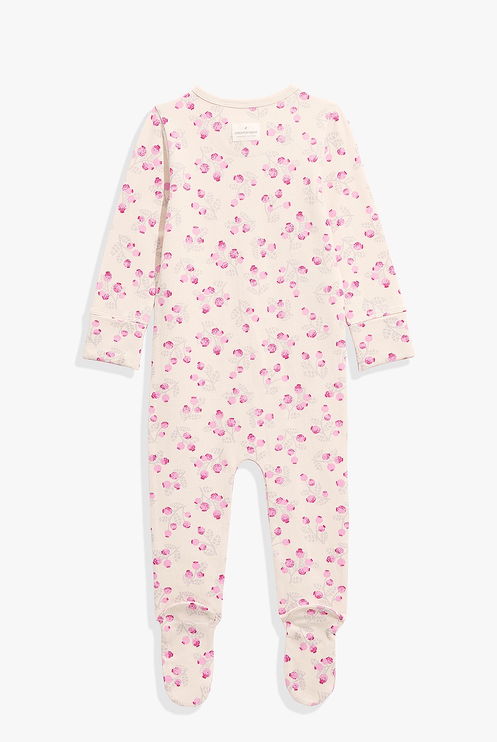 Organically Grown Cotton Berry Jumpsuit
