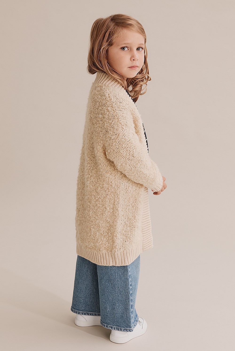 Boucle Knit Cardigan