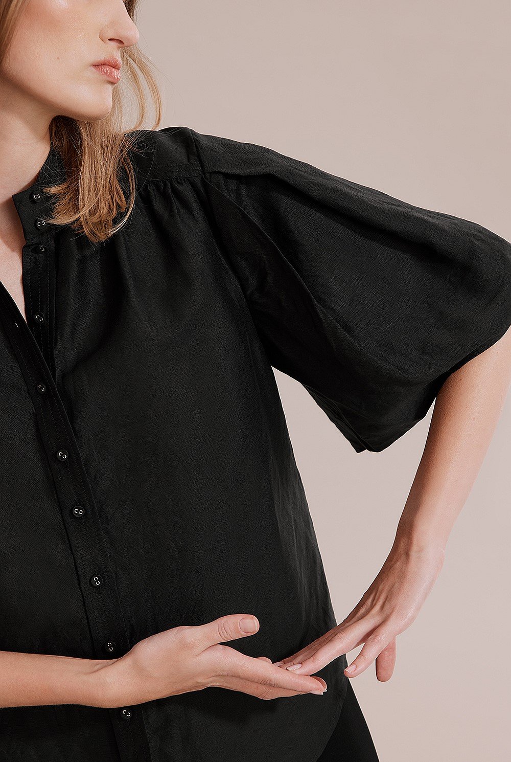 Pleat Detail Blouse