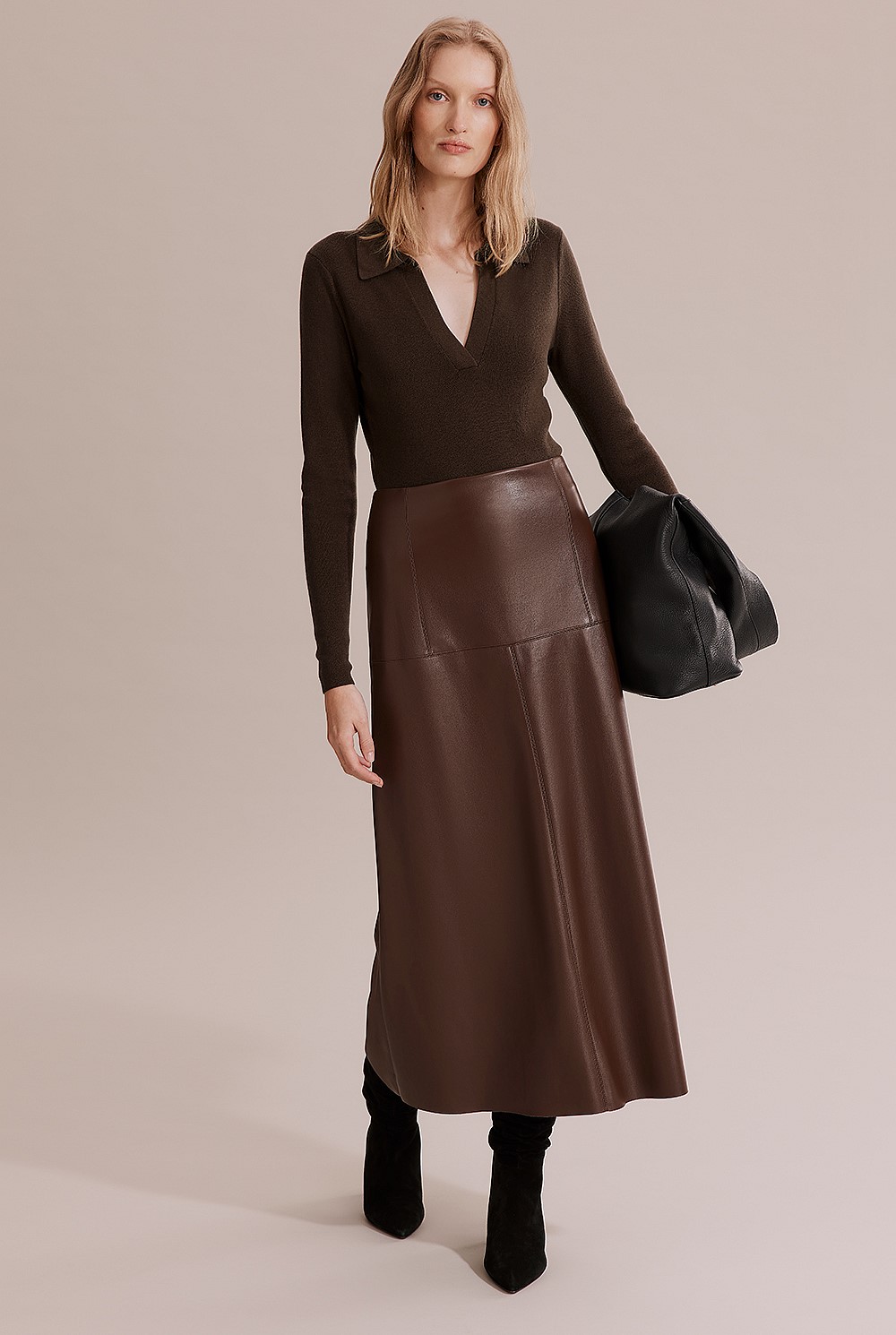 Basque Detail Skirt