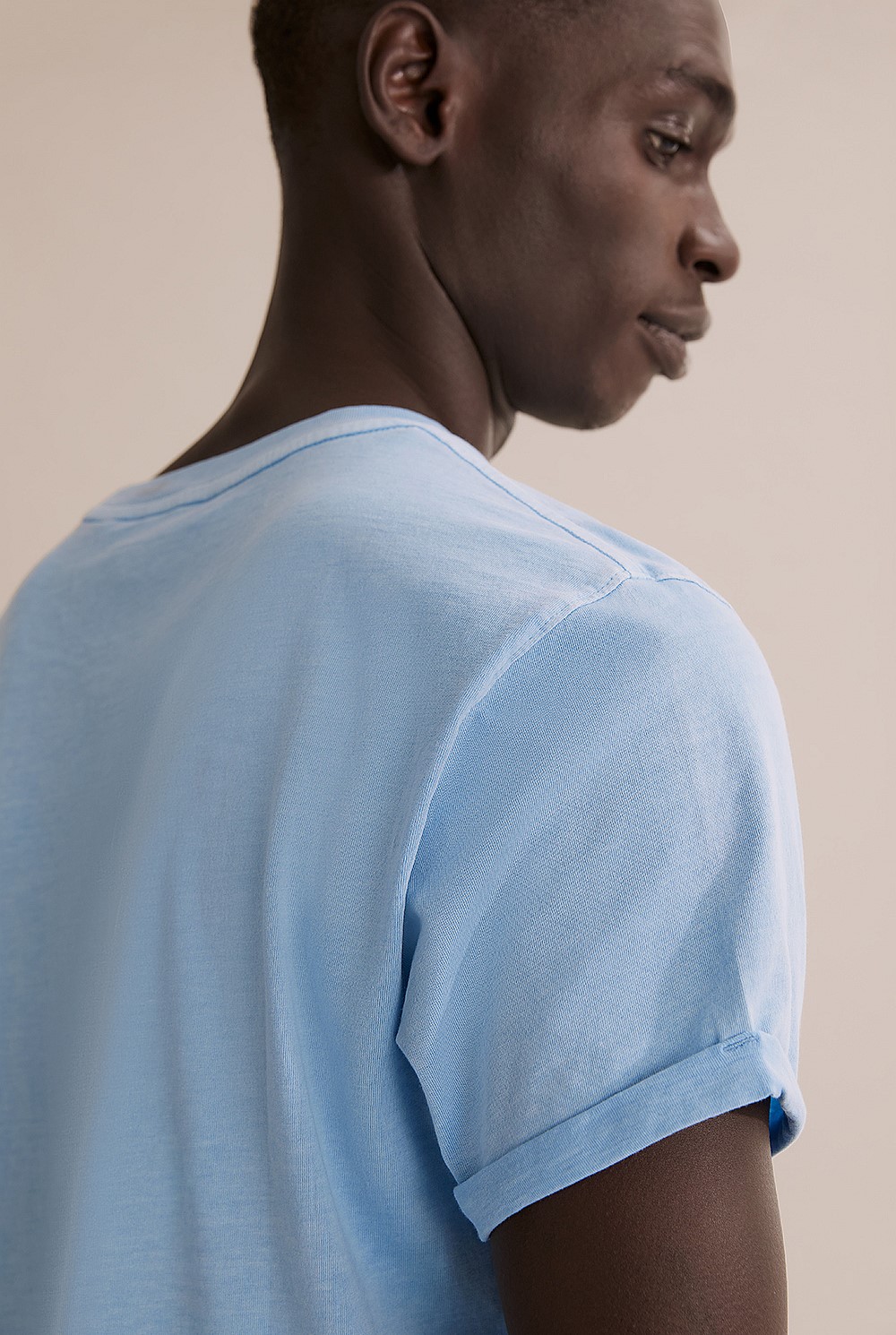 Australian Cotton Longline Garment Dye T-Shirt