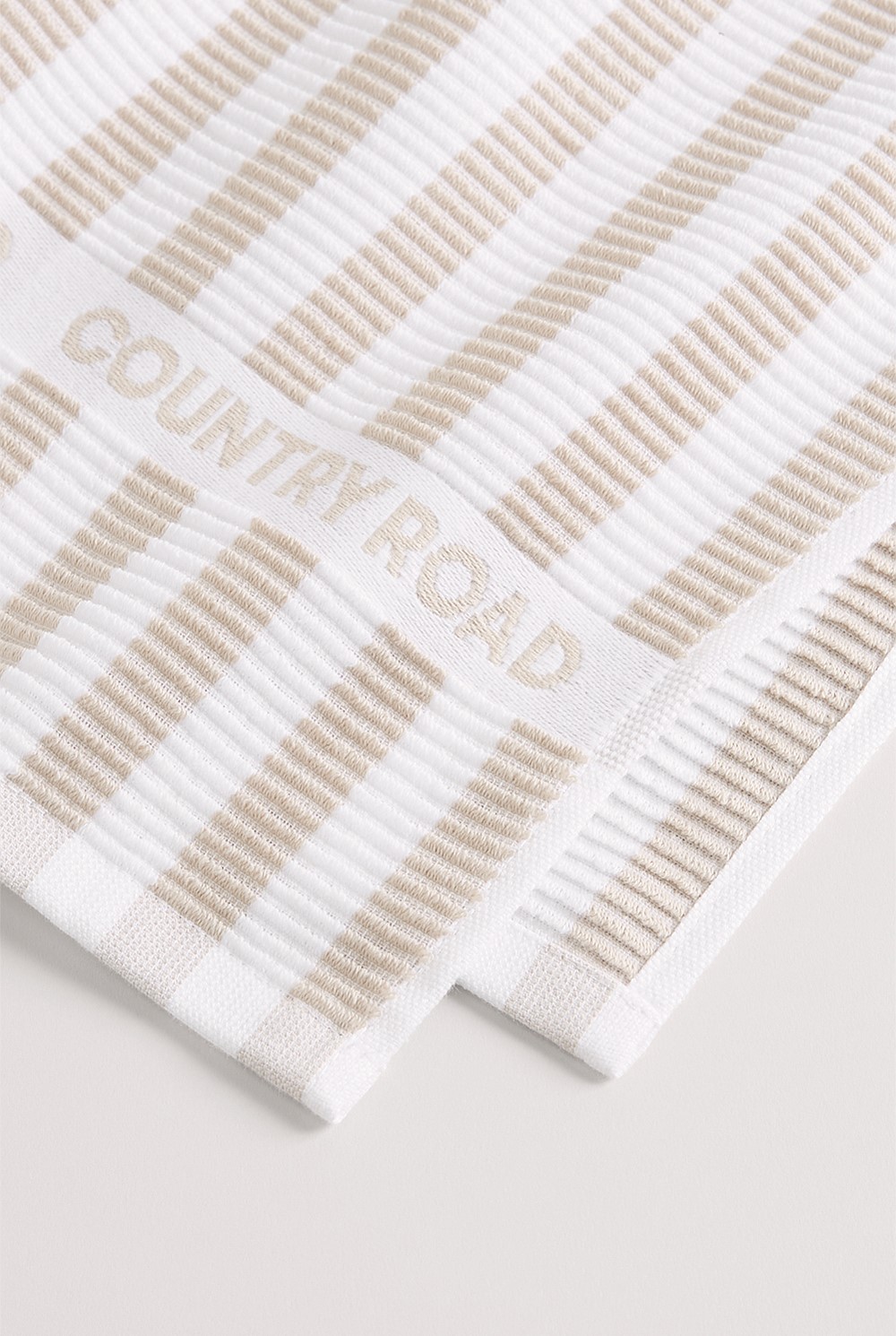 CR Stripe Australian Cotton Tea Towel Pack of 3