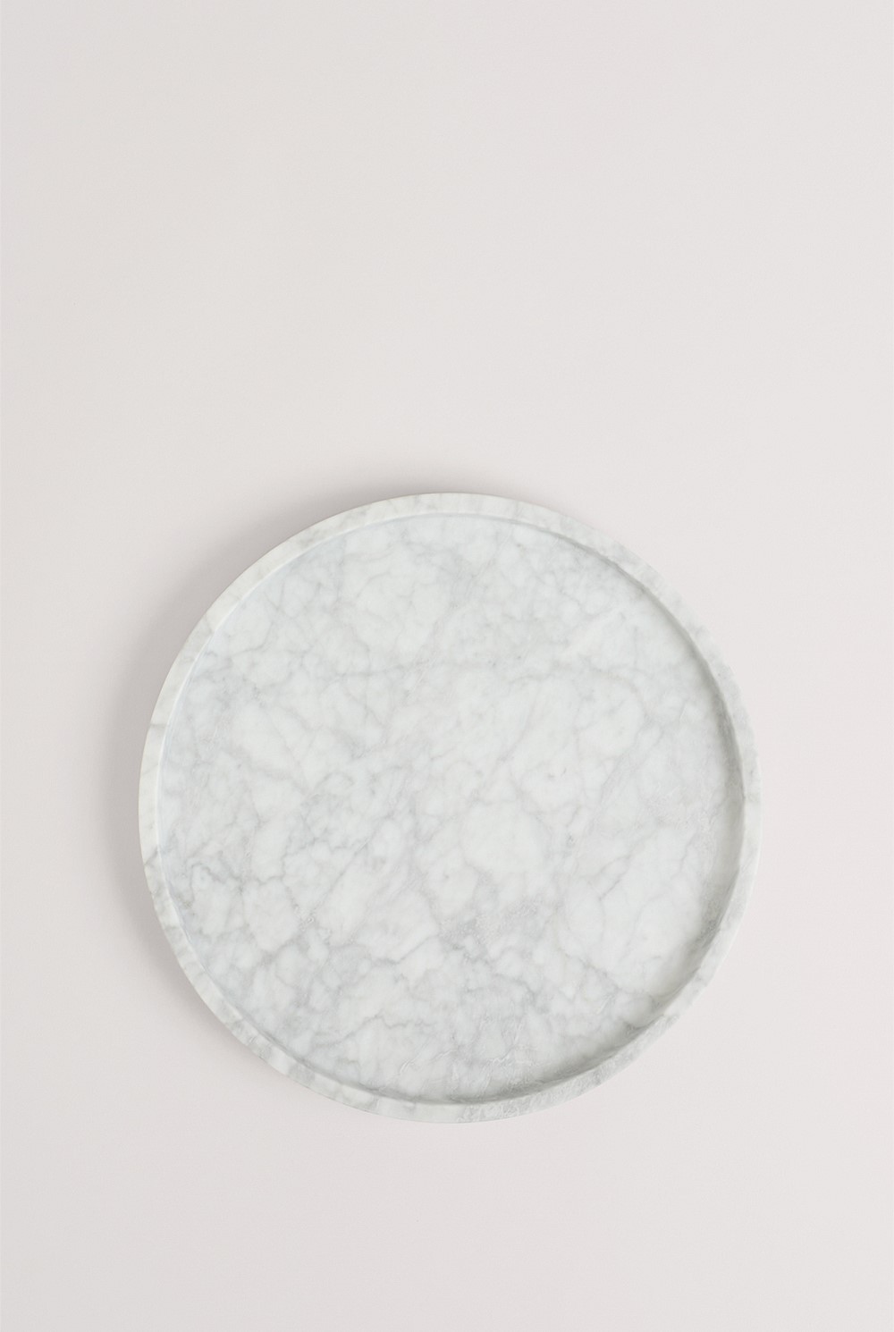 Loft Marble Large Round Tray