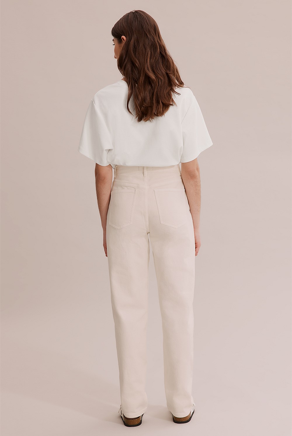Cotton Relaxed Tapered Jean